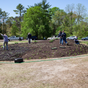 Circle Revitalizing Project, May 1, 2021. Photo by Michael Biddinger.