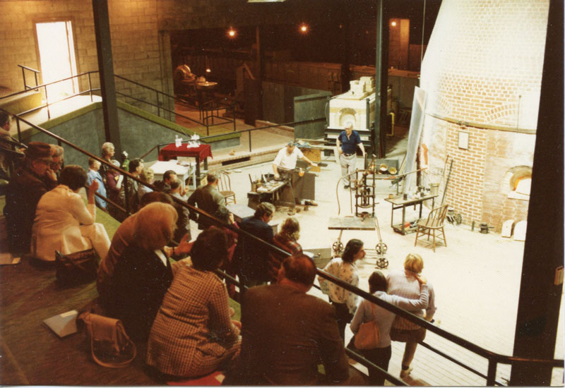 1975 Paperweight Weekend Demonstration in the Glass Studio