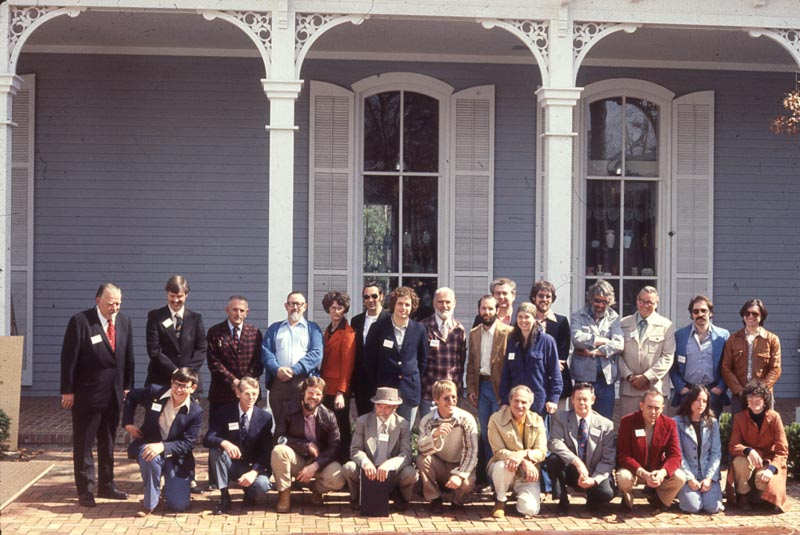 1978 Paperweight Artists in Museum Courtyard during Paperweight Weekend
