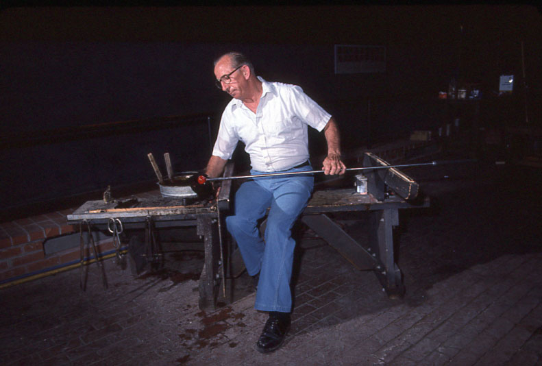 1984 Anthony DePalma in the Glass Studio