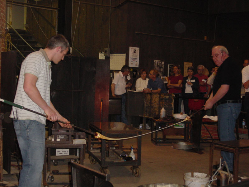 2006 Paperweight Weekend John and Craig Deacons Demonstration in the Glass Studio