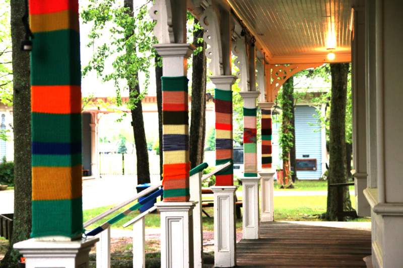 2014 Yarn Bomb at the General Store
