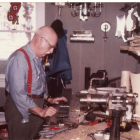 1977 Tinsmith Fred Rechsteiner. Photo by Steve DeFelice.