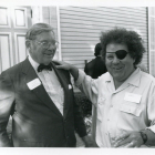 1991 Founder Frank Wheaton Jr. and Dale Chihuly during GlassWeekend
