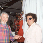 1991 Paul Stankard and Dale Chihuly during GlassWeekend