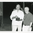 1991 Founder Frank Wheaton Jr. and Paul Stankard during GlassWeekend