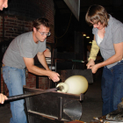 2006 Deb Czeresko and Joe Grant during their Creative Glass Fellowship