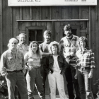 1983 First Group of Creative Glass Fellows outside the Glass Studio