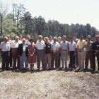 1986 Group shot of Paperweight Artists during Paperweight Weekend