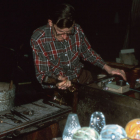 1987 Henry Davis in the Glass Studio