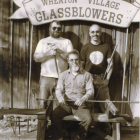 1992 Volunteer Glassblowers (L to R) Jeff Vanaman, Frank Stubbins, Harry Deemer