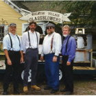 1996 Volunteer Glassblowers Harry Deemer, Jim Engleman, Jeff Vanaman, and Frank Stubbins
