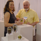2004 Paperweight Weekend AG Paperweight Shop Booth with Marcy Howard Peterson and Paul Stankard