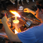 2005 Gateson Recko Flameworking in the Glass Studio during the Marble Event