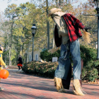 2010  HalloWheaton Scarecrow and Child