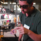 2012 Paperweight Fest demonstrating artist Damon McNaught