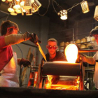 2015 "Emanation: Art + Process" Artist Jocelyne Price working in the Glass Studio