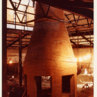 1970s WheatonArts Glass Studio under construction