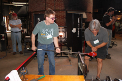 2014  Papererweight Fest demonstrating Artists Christopher Sherwin, Daniel Salazar
