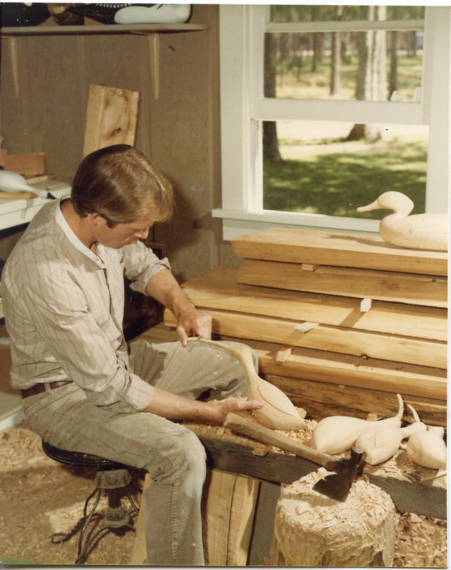 1970s Woodcarver Jamie Hand