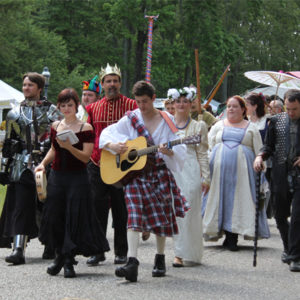 Fantasy Faire Parade group photo