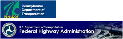 Pennsylvania Department of Transportation and the Federal Highway Administration Logo