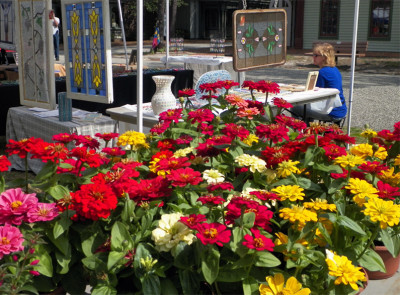 Flowers at the Eco Fair