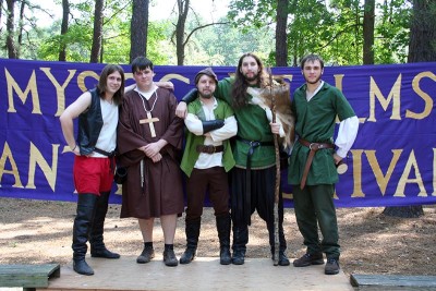 Robin Hood and his band of men