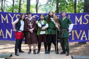 Robin Hood and his band of merry men at Fantasy Faire past