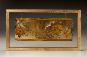 Copper Floral Piece by Daniel Troy