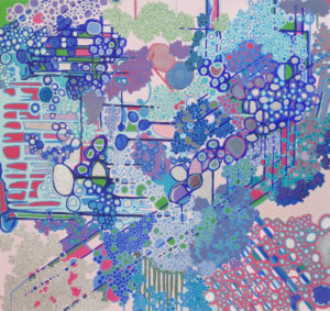 Canvas art by Rebecca Jacoby