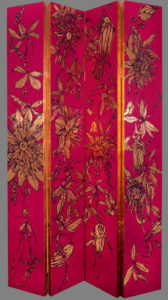Mixed Media Flower Screen by Daniel Troy