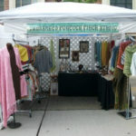 Booth showcasing the work of "Treasured Forever Fiber Studio", by Phillip Breden Jr