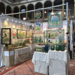 Display of the glass works of Karen Caldwell