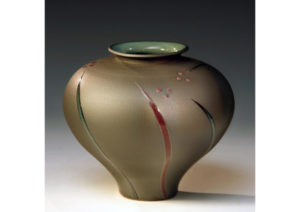 Ceramic Tulip Jar by Michael Cho