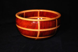 Charles and Nancy Kirkpatrick Wooden Bowl