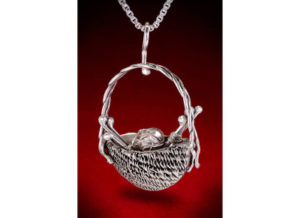 Silver Necklace by Peg Miller