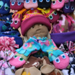 Collection of uniquely made cloth puppets and dolls by Jacquelyn Morgan