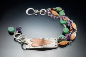 Mixed Media Bracelet by Joan Prato