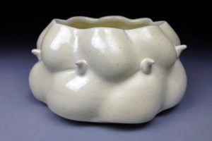 White Ceramic Bowl by Eric Rempe