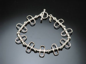 Silver Chain Linked Braclet