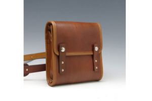 Brown Leather Bag by Brian Rosenbarker