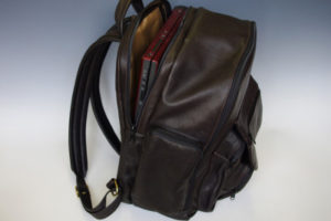 Leather Backpack by Clay Rosenbarker