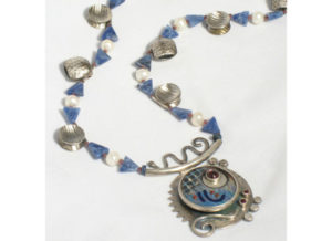 Mixed Media Necklace by Lanni Sidoti