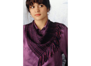 Purple Scarf by Judith Van Zant Scarf