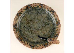 Ceramic Coaster by Susan Wechsler