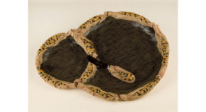Ceramic Cheese Plate by Susan Wechsler