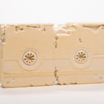 Cream VHS Cartridge by Jennifer Crescuillo