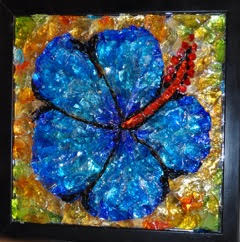 Flower Mosaic Piece