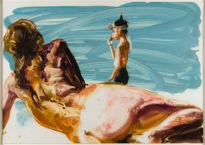 Oil on Chromecoat by Eric Fischl